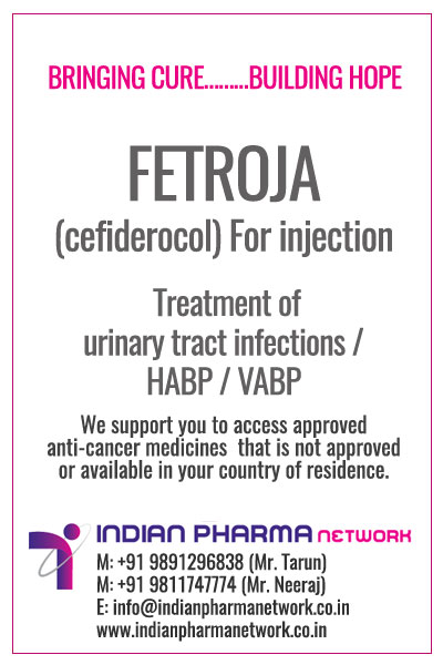 FETROJA (Cefiderocol) injection price in India UK