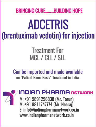 ADCETRIS (brentuximab vedotin)injection price in India UK
