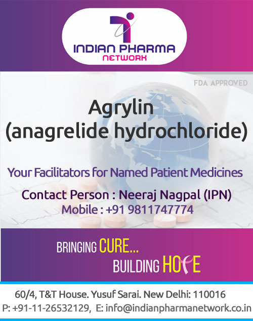 Agrylin (anagrelide hydrochloride) capsules