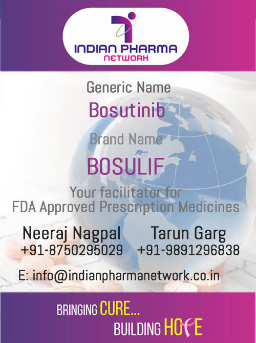 BOSULIF (bosutinib) tablets Price In Delhi India.