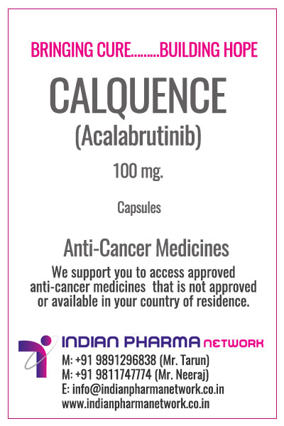 Calquence (Acalabrutinib) Capsules Price in India UK UAE Saudi Arabia Brazil