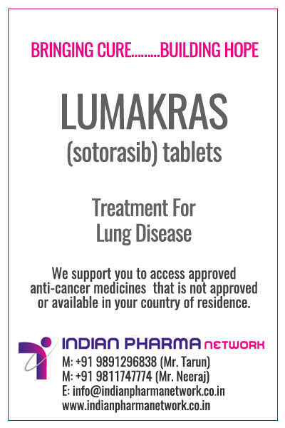 LUMAKRAS (sotorasib) tablets Price In Delhi India.