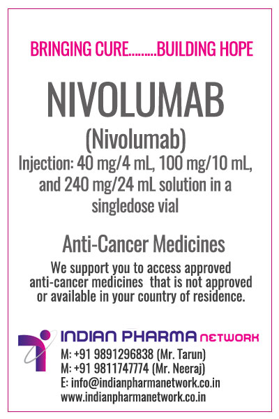Nivolumab injection price in India UK