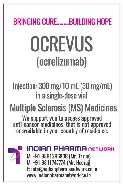 OCREVUS (ocrelizumab) injectioninjection price in India UK