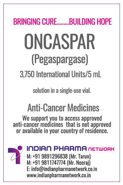 Oncaspar (Pegaspargase) Price in UK Brazil India