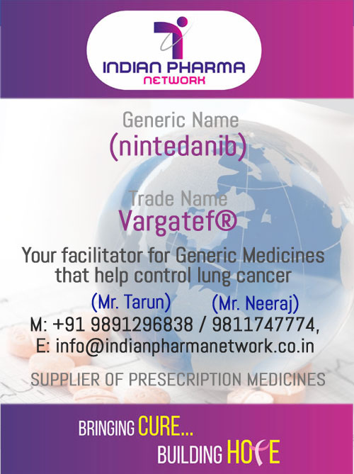 Vargatef (Nintedanib) Capsules Price In Delhi India.