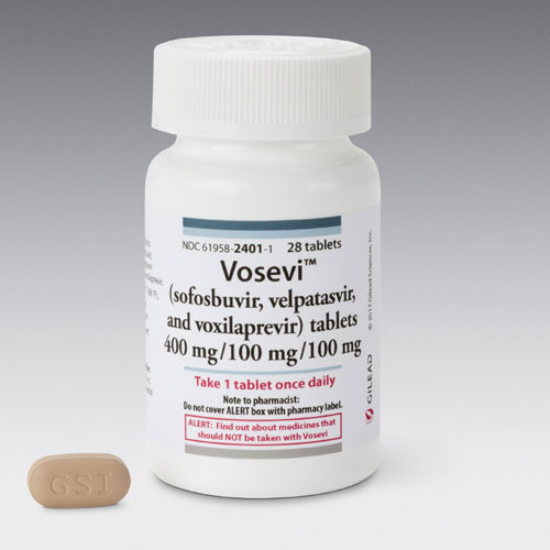 VOSEVI (sofosbuvir, velpatasvir, and voxilaprevir) tablets