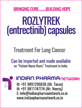 ROZLYTREK (entrectinib) capsules Price In Delhi India.