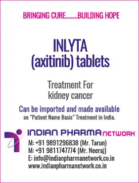 INLYTA (axitinib)injection price in India UK