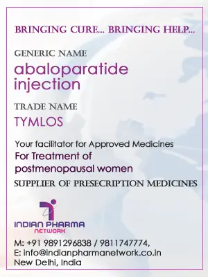 abaloparatide injection cost price in India