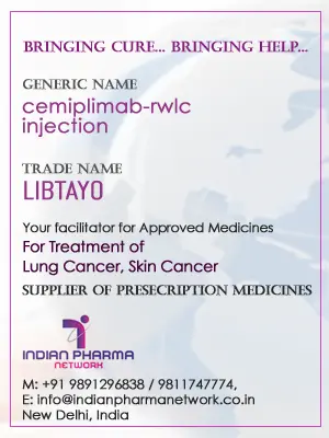 cemiplimab-rwlc injection Cost Price In India
