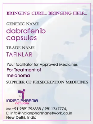 dabrafenib capsules cost price in India