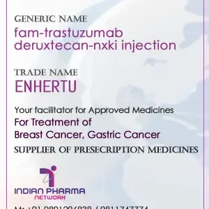 fam-trastuzumab deruxtecan-nxki Price, ENHERTU available In India and overseas