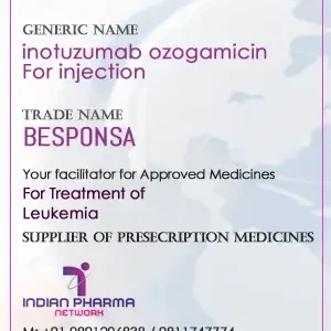 Inotuzumab ozogamicin injection Cost Price In India