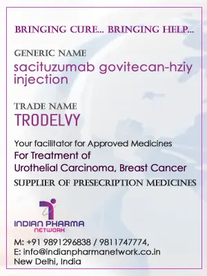 sacituzumab govitecan-hziy Price, TRODELVY available In India and overseas