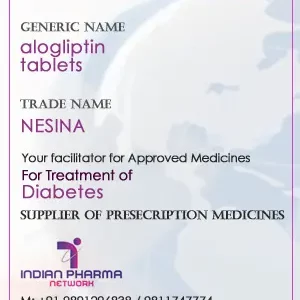 alogliptin tablets Cost Price In India