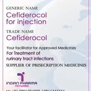 Cefiderocol for injection Cost Price In India
