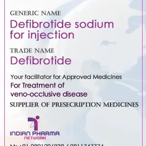 Defibrotide sodium for injection Cost Price In India