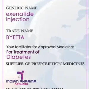 exenatide Injection Cost Price In India
