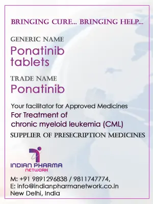 Ponatinib tablets Cost Price In India