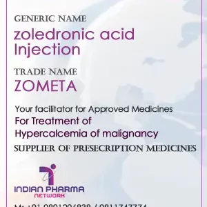 zoledronic acid Injection Cost Price In India