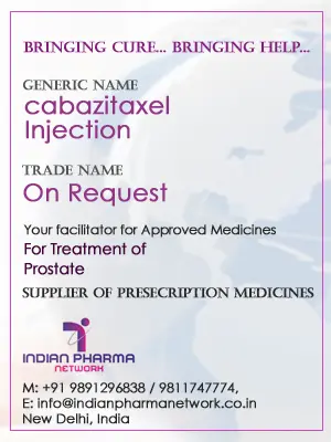 cabazitaxel Injection cost price in India