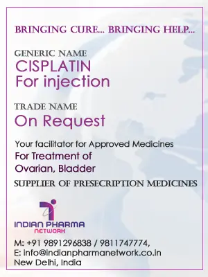 CISPLATIN for injection cost price in India