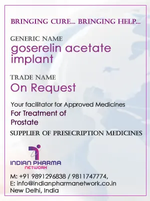 goserelin acetate implant cost price in India