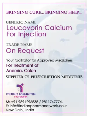 Leucovorin Calcium injection cost price in India
