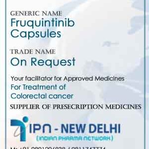 Fruquintinib Capsules Cost Price In Delhi, India