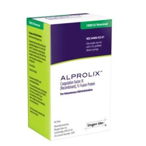 Alprolix (Coagulation Facto IX (Recombinant Fc Fusion Protein) For Intravenous Administration