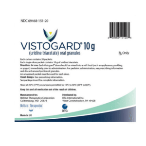 VISTOGARD (uridine triacetate) oral granules