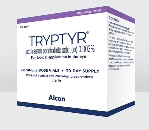 TRYPTYR (acoltremon ophthalmic solution)